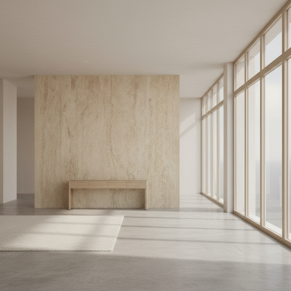 Shower Wall Panel 1200 Travertine