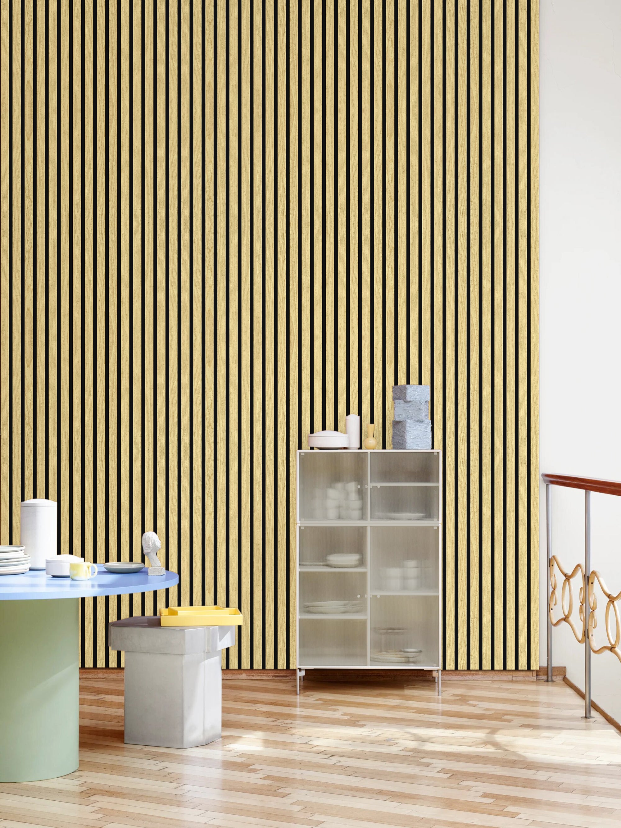 Novo White Oak Alu Acoustic Wall Panel 600x2700