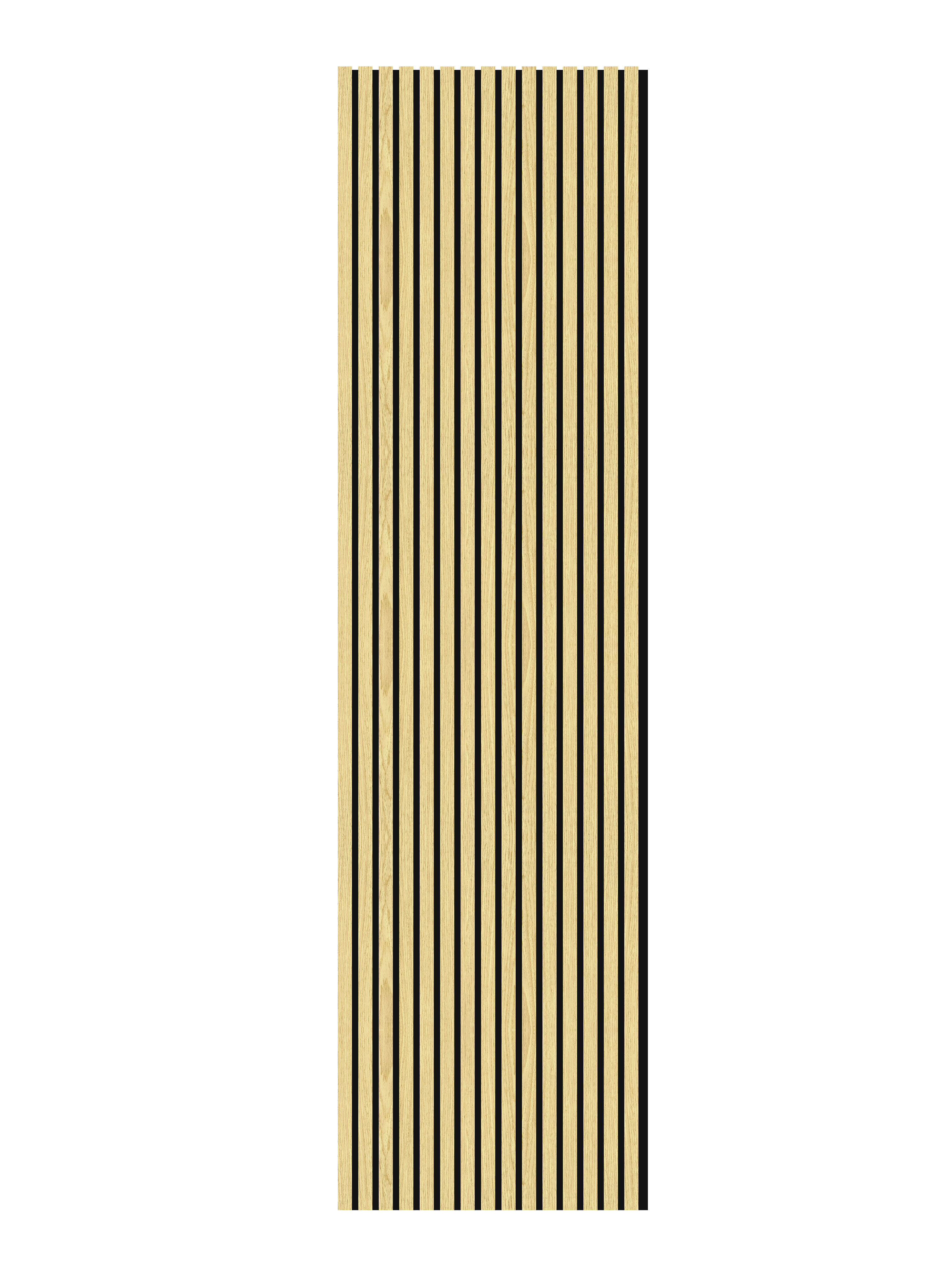 Novo White Oak Alu Acoustic Wall Panel 600x2700