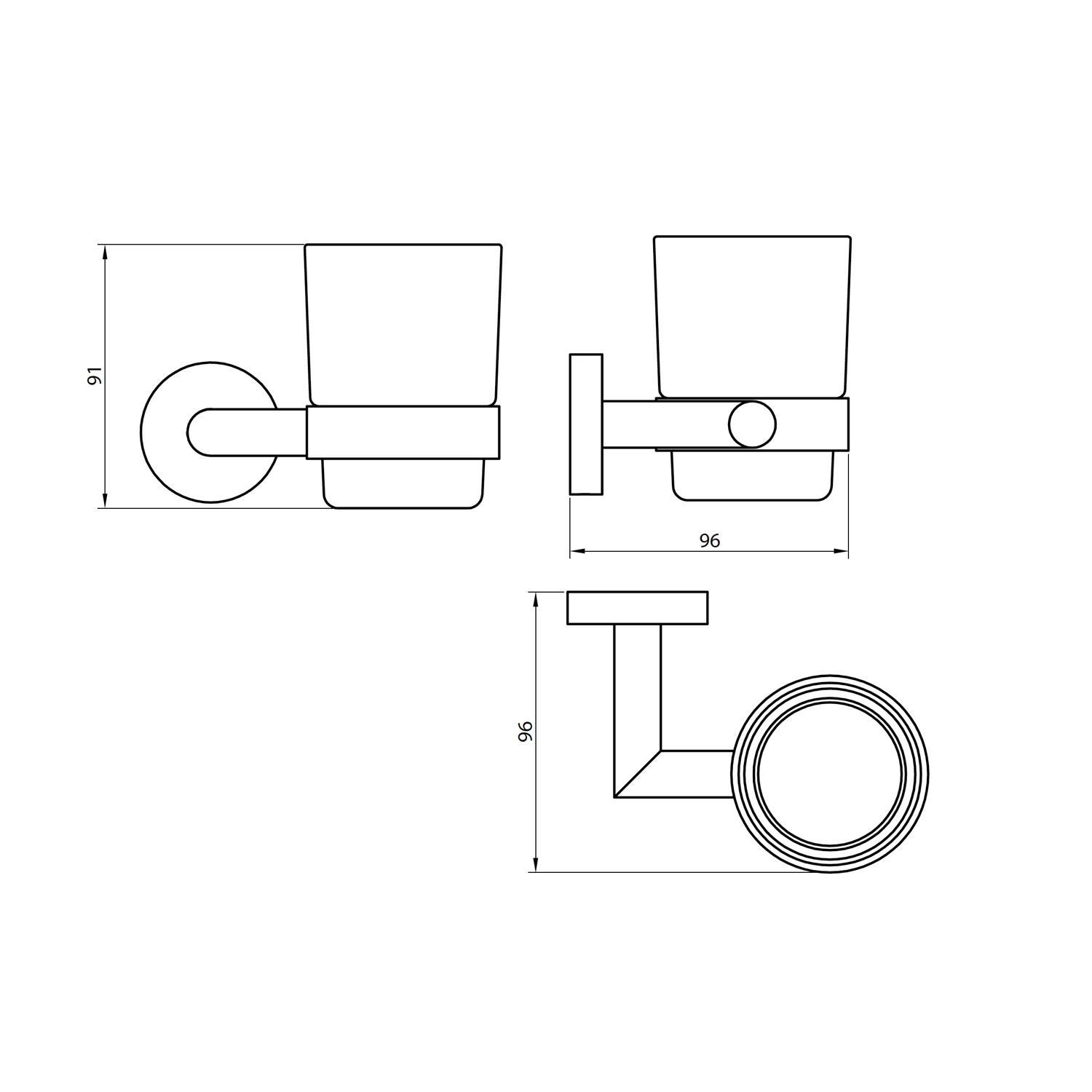 Delta Tumbler Holder