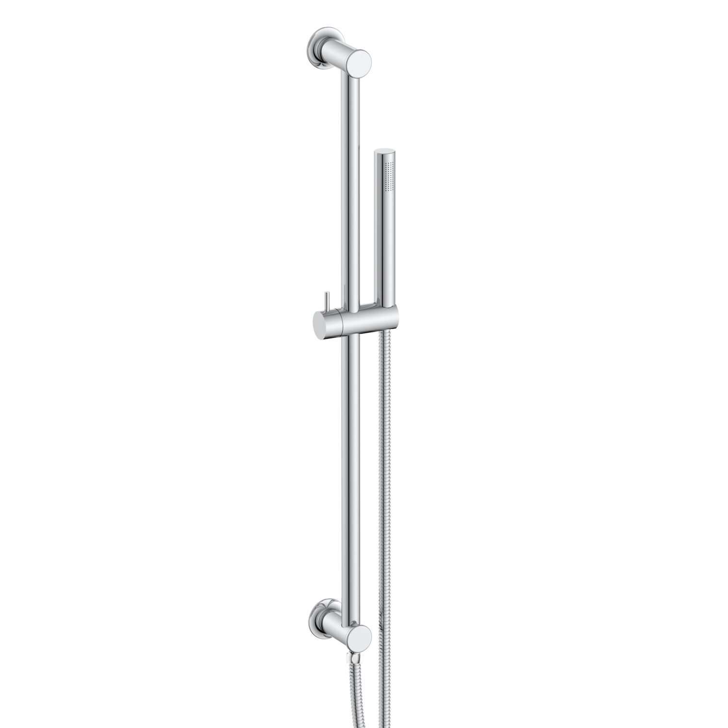 Novo Riser Rail & Handset Including Hose Chrome