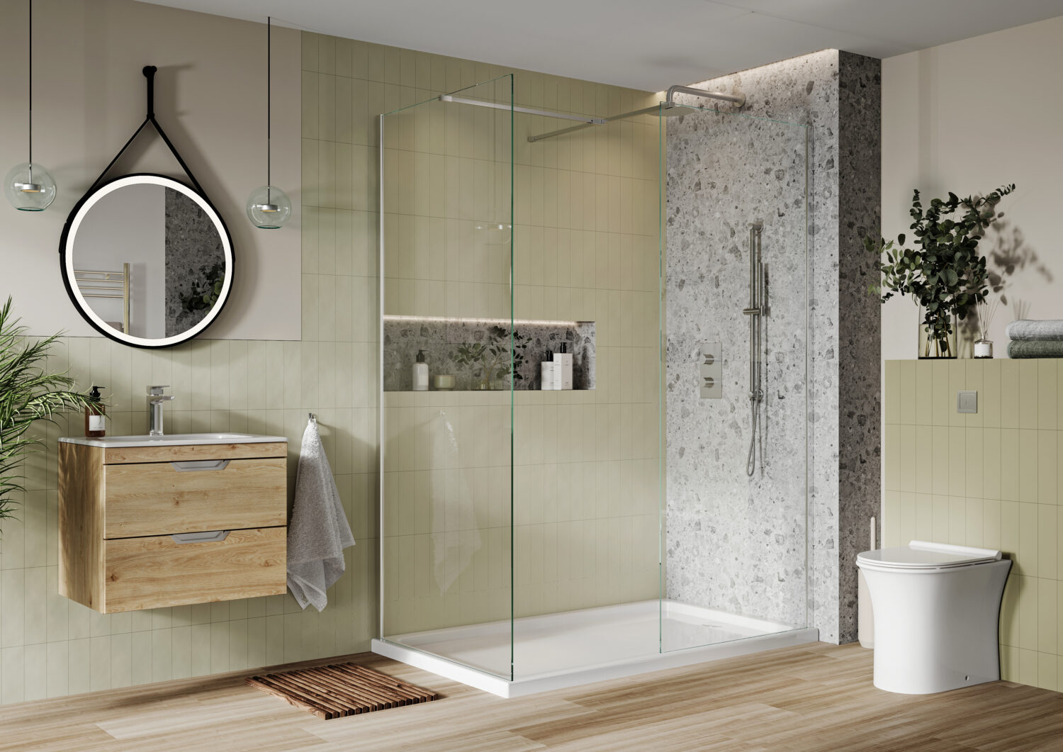 S8 Wetroom Panel 760