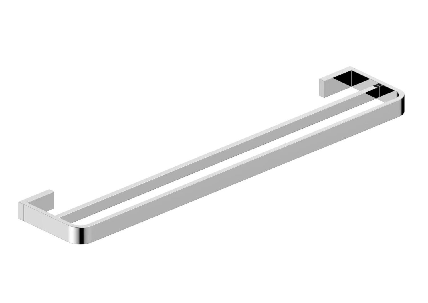 Novo Double Towel Rail Chrome