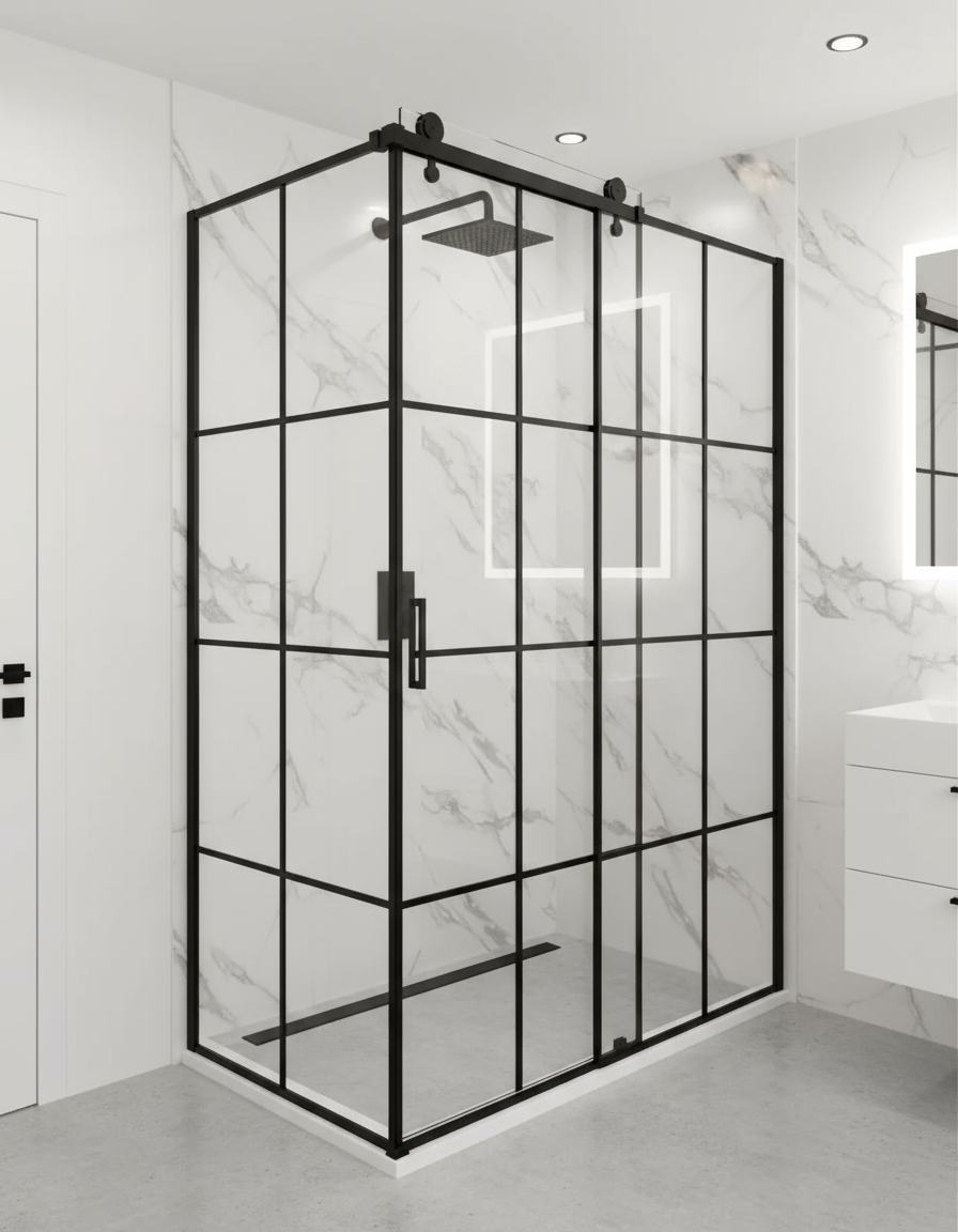 Novo Solid Surface Shower Wall Panel W007