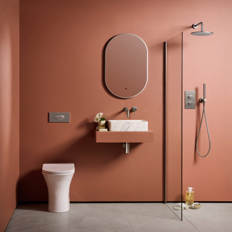 Brushed Nickel Wetrooms