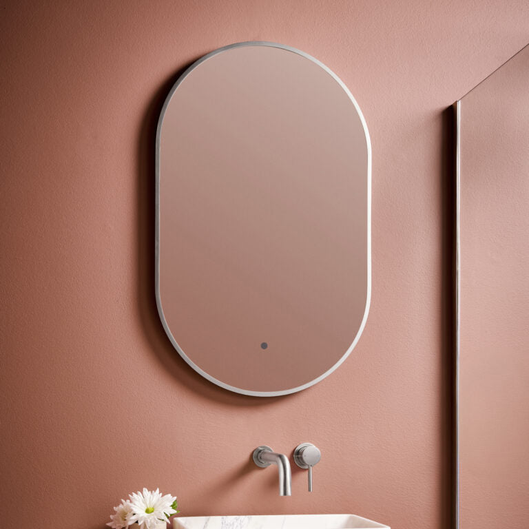 Brushed Nickel Mirrors