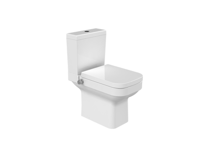 Noura Open Back Close Coupled  Hot & Cold Mixer Bidet Wall Hung Toilet