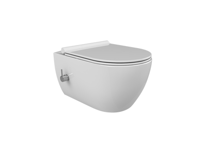 City Wall Hung Hot & Cold Mixer Bidet Wall Hung Toilet
