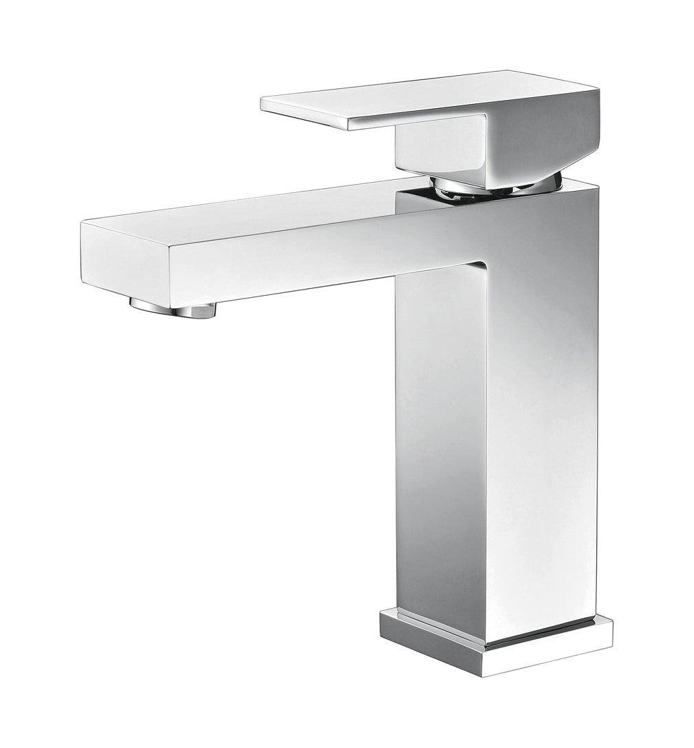 Novo Nicole Chrome Solid Brass Mono Basin Mixer Tap