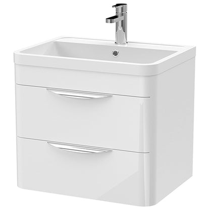 Nuie Parade 540mm High 2 Drawer Wall Hung Cabinet And Basin
