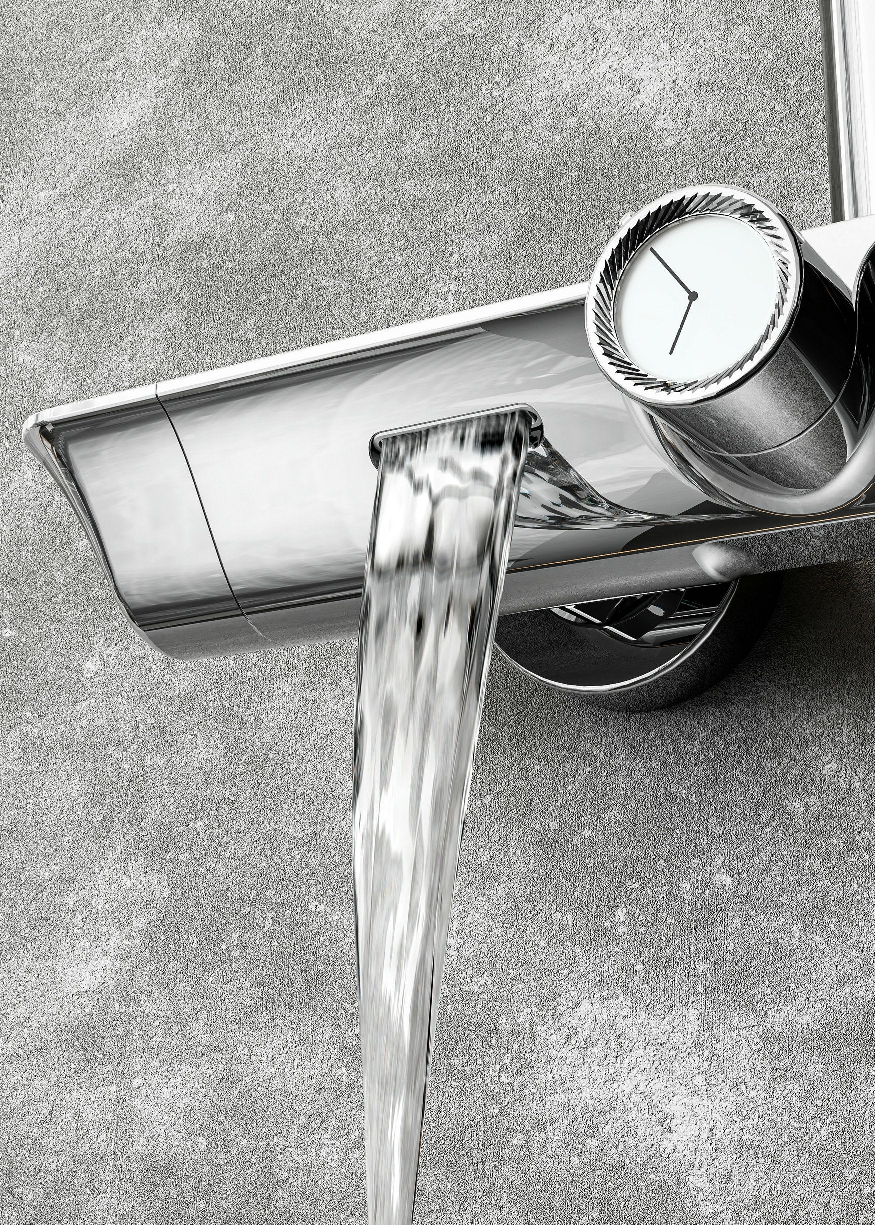 Novo Timeless  Chrome Thermostatic Modern Mixer Shower System 4-Function Solid Brass
