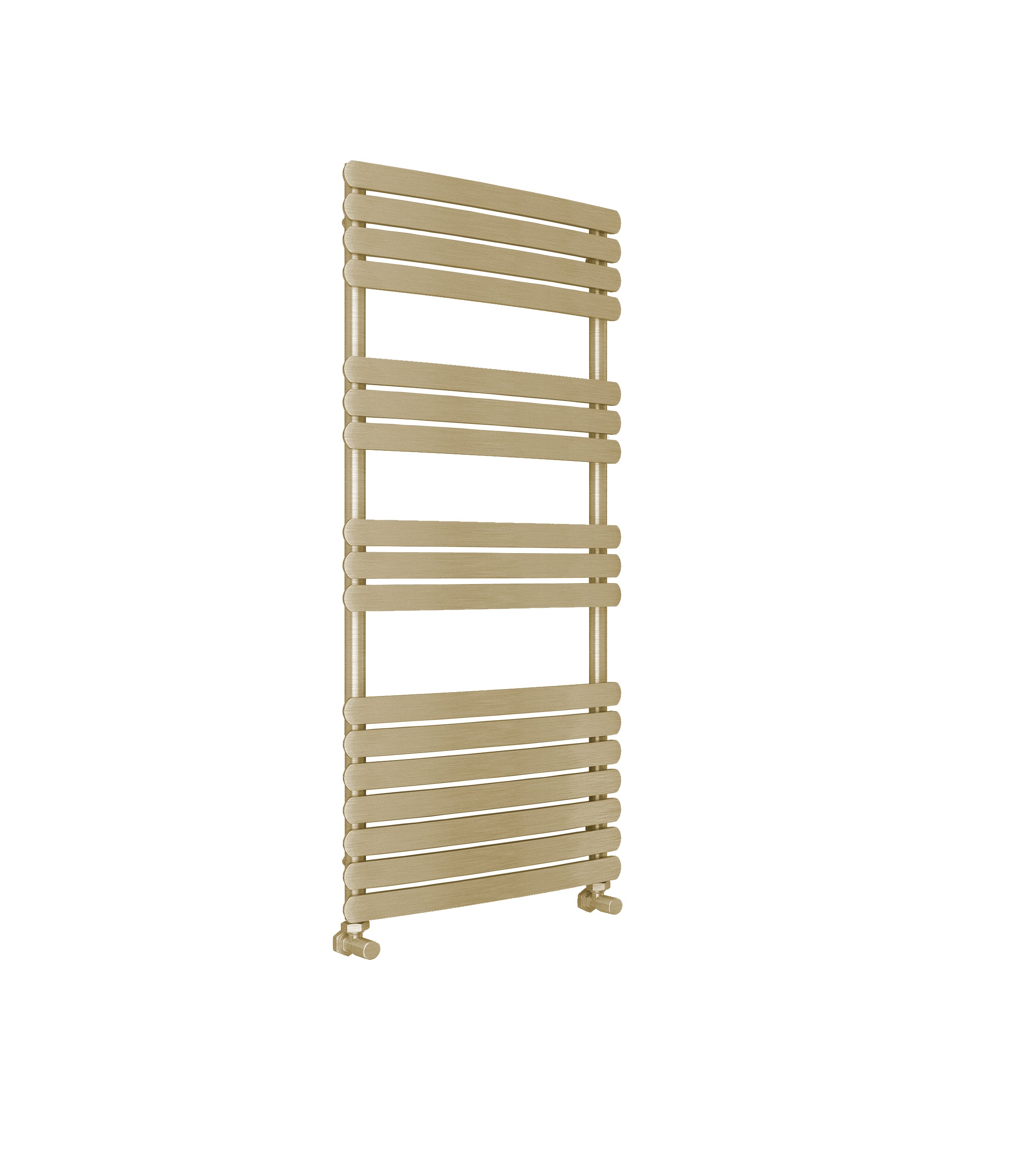 Novo D2  Towel Warmer Radiator - Brushed Brass