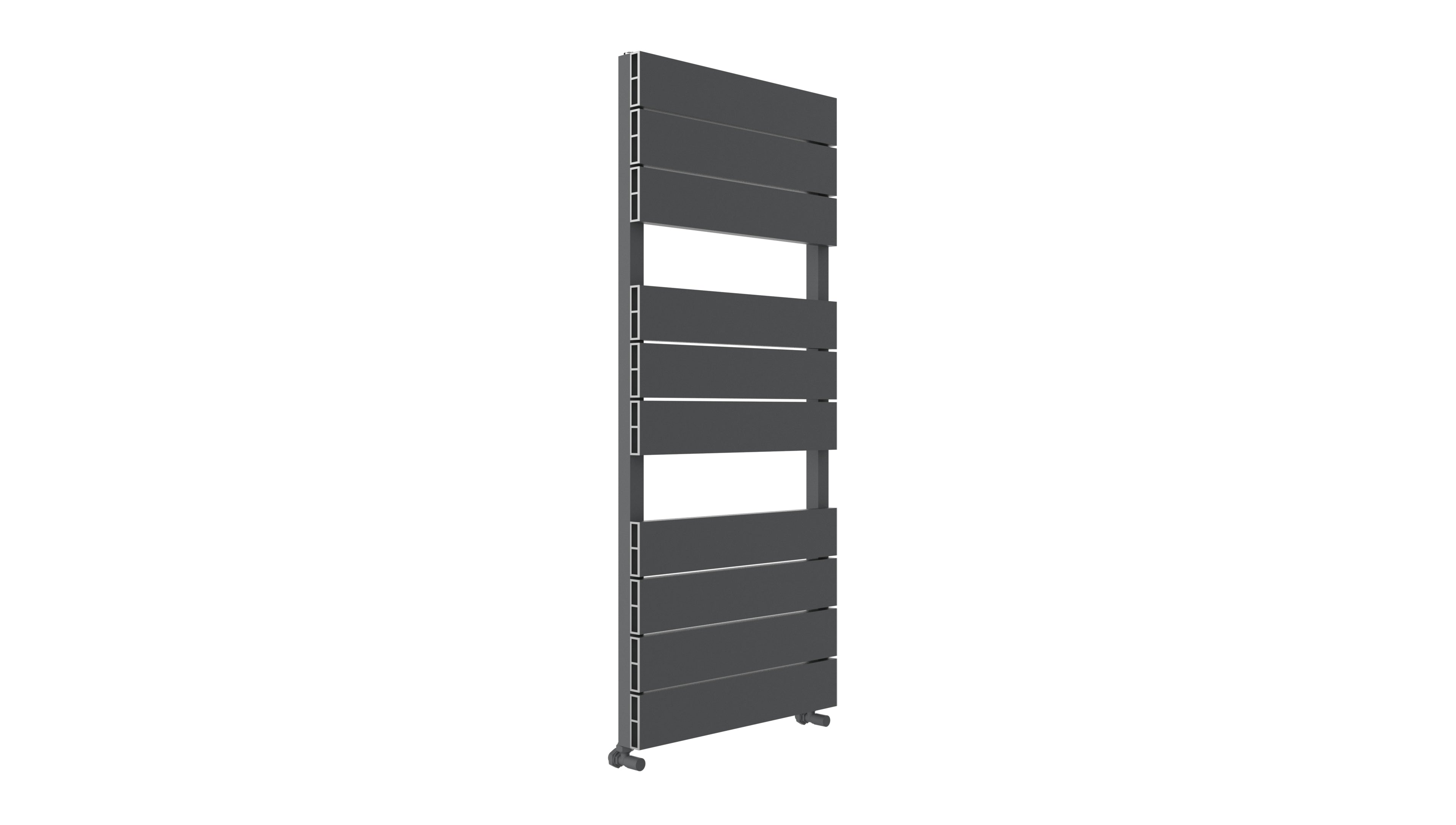 Novo A5L Aluminium Designer Towel Warmer - Matt Black