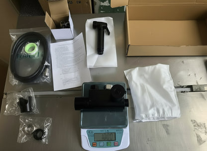 Novo Exposed  Bidet Mixing Doutche Set Black