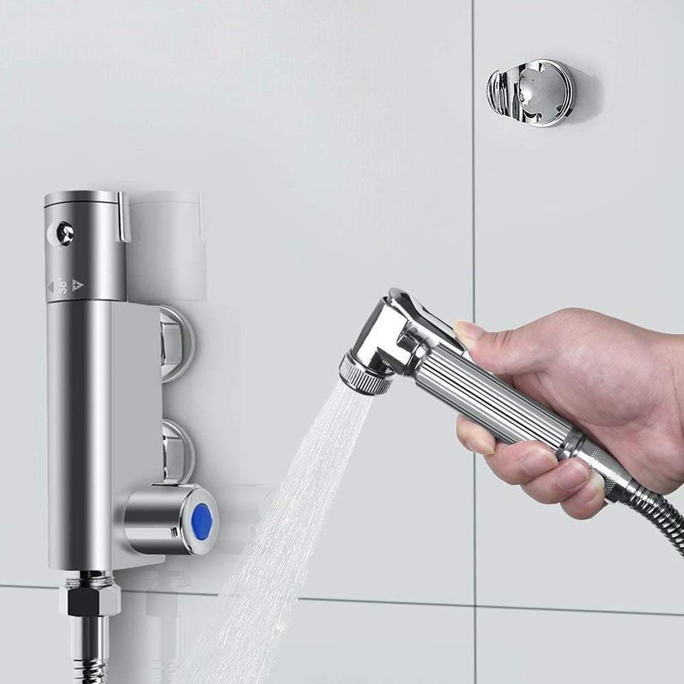 Novo Exposed  Bidet Mixing Doutche Set