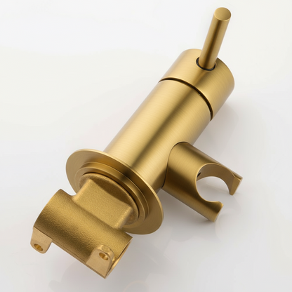 Novo Concealed  Bidet Mixing Doutche Set Brushed Brass