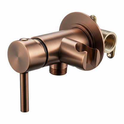 Novo Concealed  Bidet Mixing Doutche Set Brushed Bronze