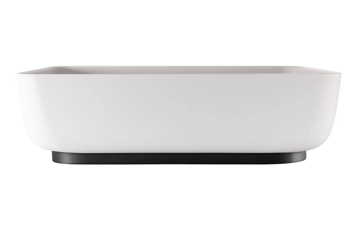 Abode Cava Tablet Basin Plinth - Matt Black