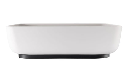 Abode Cava Tablet Basin Plinth - Matt Black