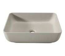 Abode Cava 450x350mm Tablet Basin - Pebble Grey