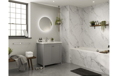 Abode Euphoria Bath Overflow Filler & Clicker Waste - Chrome