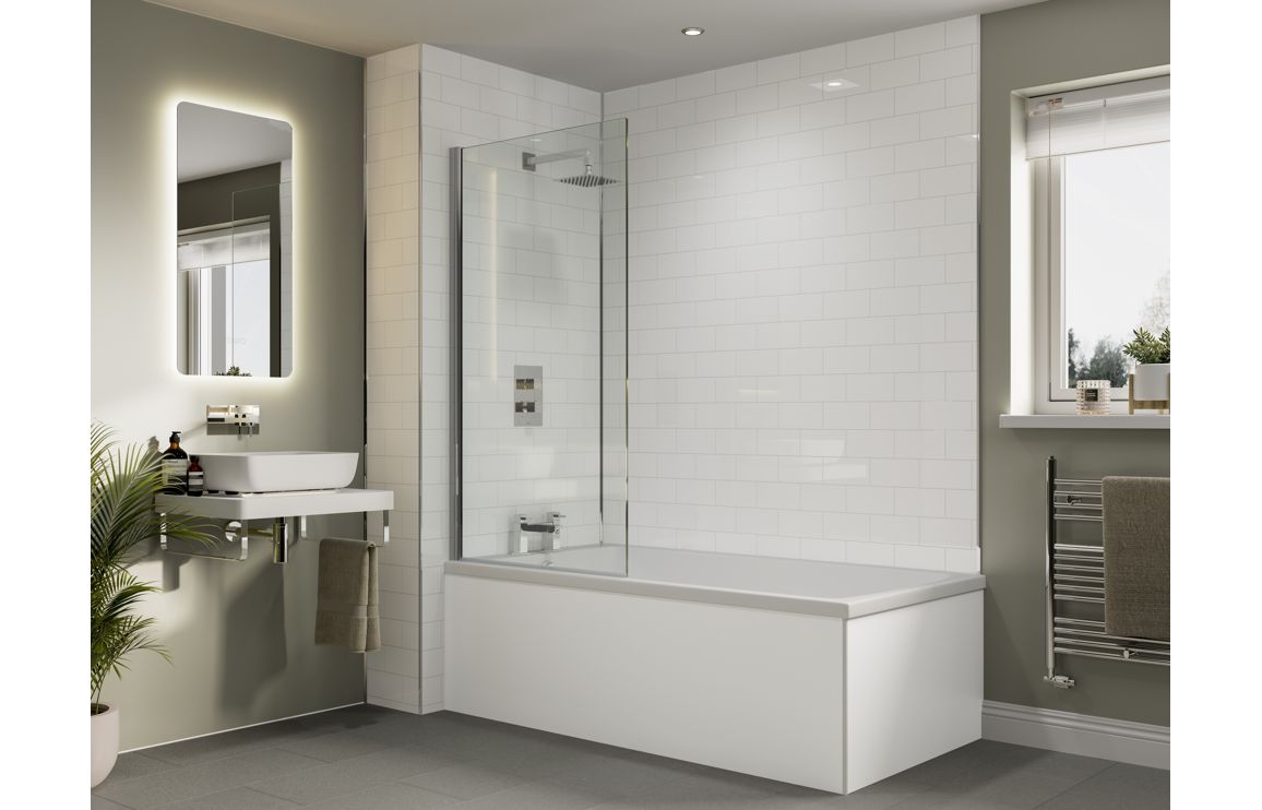 Abode Cava Tablet Basin Plinth - Chrome