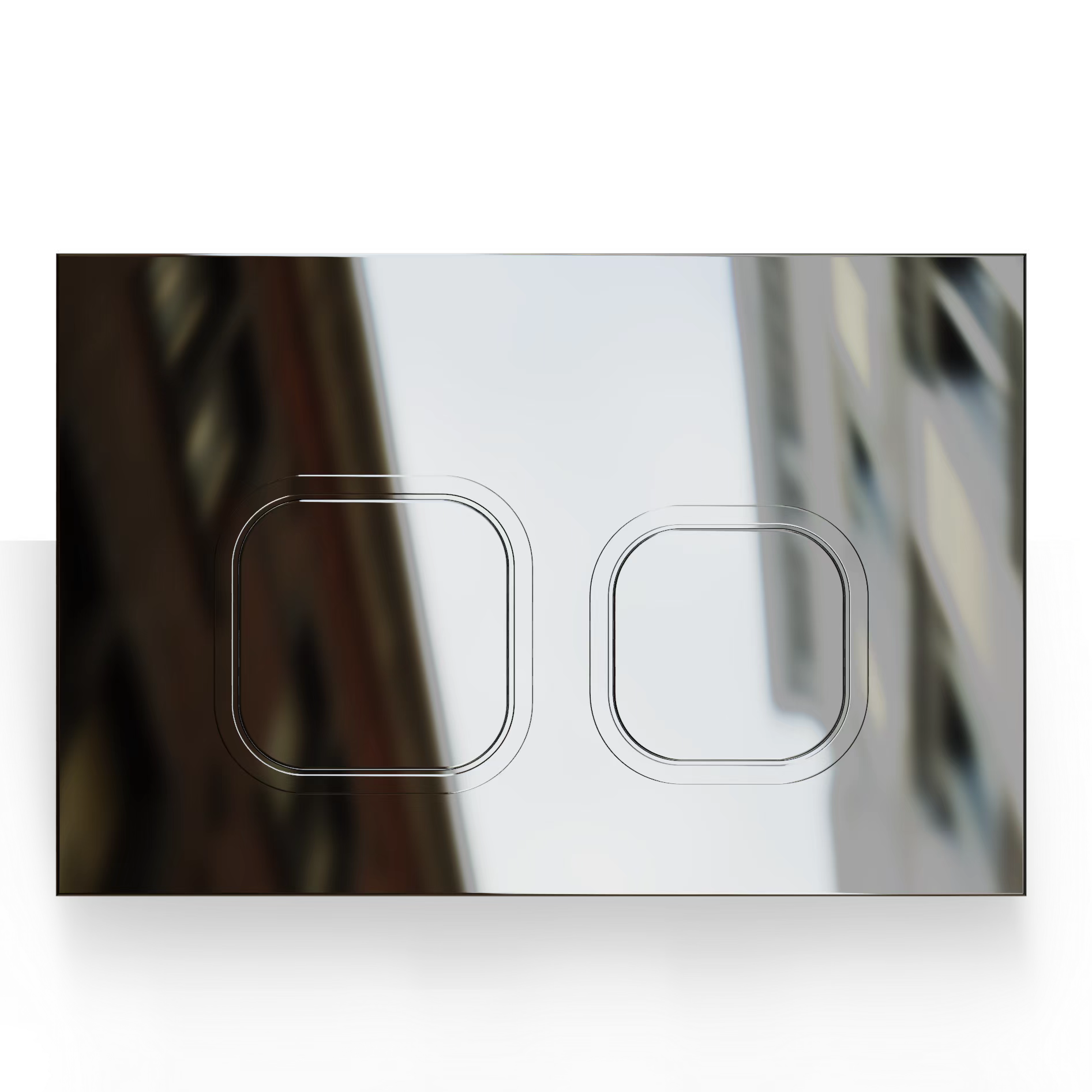 Novo Dual Flush Plate ABS-Chrome