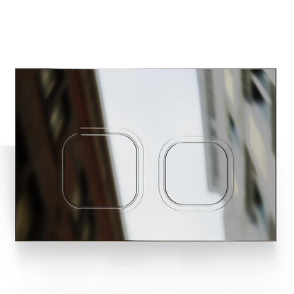 Novo Dual Flush Plate ABS-Chrome