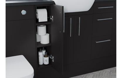 Alba 300mm 3 Drawer Unit - Matt Graphite Grey