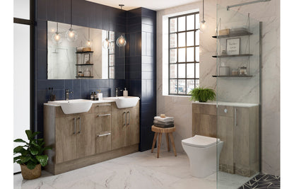 Alba 300mm 2 Door Tall Unit - Nebraska Oak