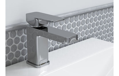 Adria Basin Mixer & Waste - Chrome