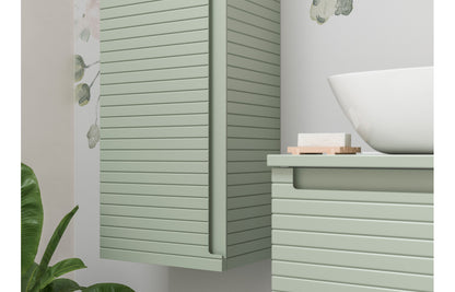 Align 815mm Wall Hung 1 Drawer Basin Unit & Basin - Matt Willow Green