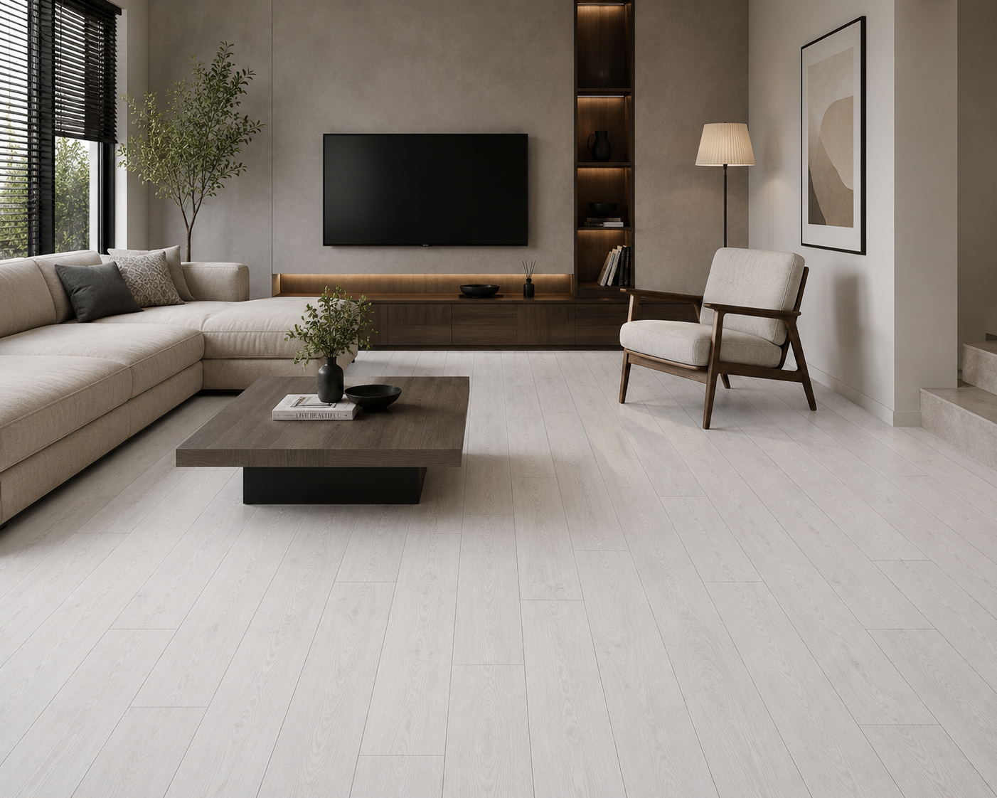Frosted Birch B198 Waterproof Luxury Click SPC/ Vinyl Flooring