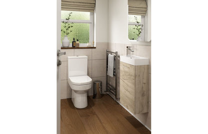 Volta 500mm Floor Standing WC Unit - White Gloss