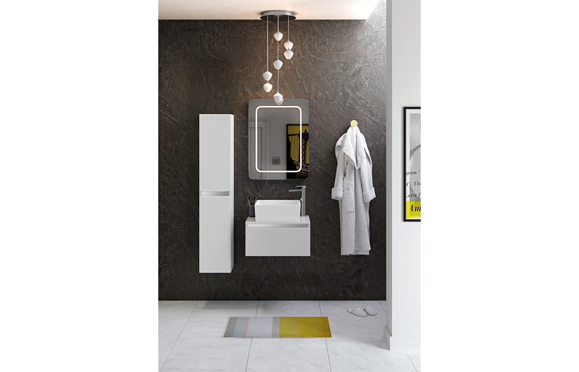 Carya 1200mm Floor Standing Basin Unit Run (No Top) - White Gloss