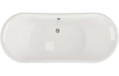 Fareham Freestanding 1760x710x775mm 0TH Bath w/Feet