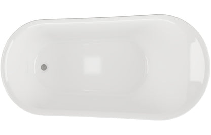 Tiverton Freestanding 1620x700x770mm 0TH Bath w/Feet