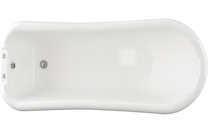 Bayswater Freestanding 1530x670x760mm 2TH Bath w/Feet