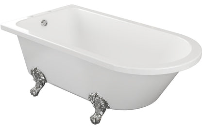 Clevedon Freestanding 2TH Corner Bath w/Feet
