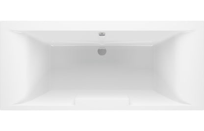 Nalone Deluxe Square Double End 1700x750x550mm 0TH Bath w/Legs