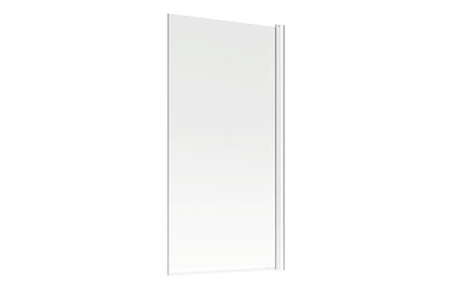 1400mm Square Bath Screen - Chrome