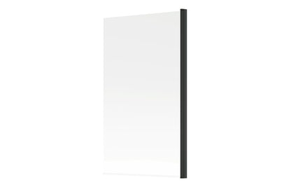 1400mm Square Bath Screen - Black