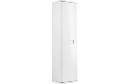 Lambi 350mm 2 Door Wall Hung Tall Unit - White Gloss
