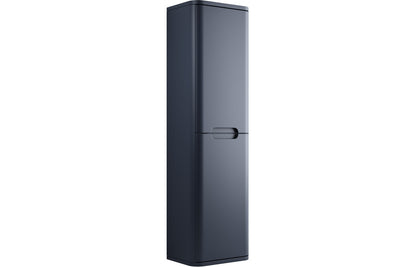 Lambi 350mm 2 Door Wall Hung Tall Unit - Matt Indigo