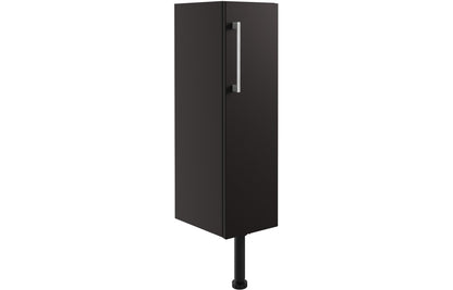 Alba 200mm Toilet Roll Holder - Matt Graphite Grey