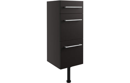 Alba 300mm 3 Drawer Unit - Matt Graphite Grey
