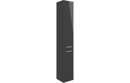 VINOS 350mm Floor Standing 2 Door Tall Unit - Anthracite Gloss