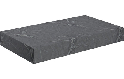 Nature 600mm Wall Hung Basin Shelf - Grey Marble