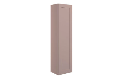 Heritage 300mm Wall Hung 1 Door Tall Unit - Matt Peony