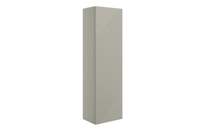 Linear 350mm Wall Hung 1 Door Tall Unit - Matt Oat